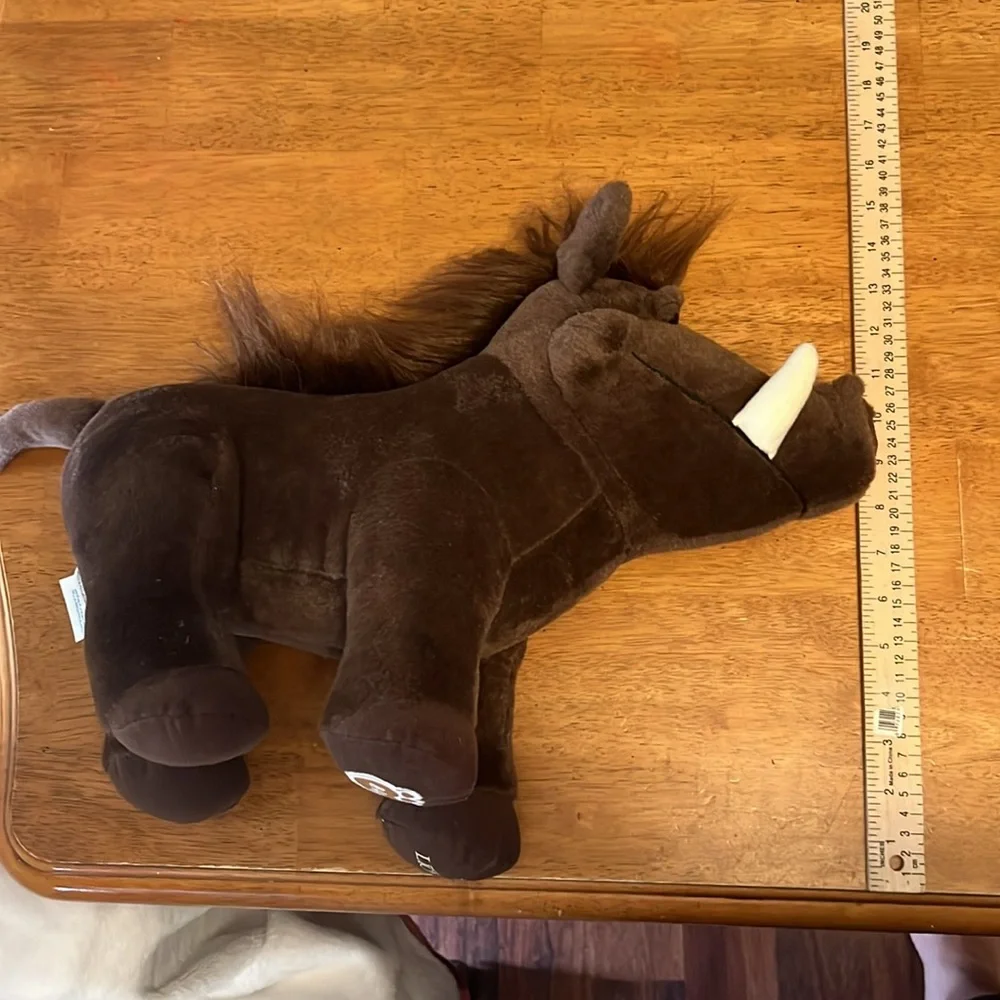 Build A Bear Plush Pumbaa From Disney’s The Lion King Stuffed Animal